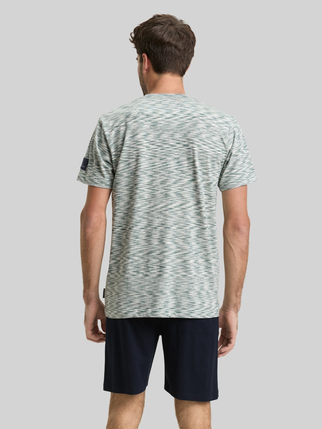  Tom Tailor Herren Pyjama-set Mit Muster, Grün, Meliert, Gr. 48 