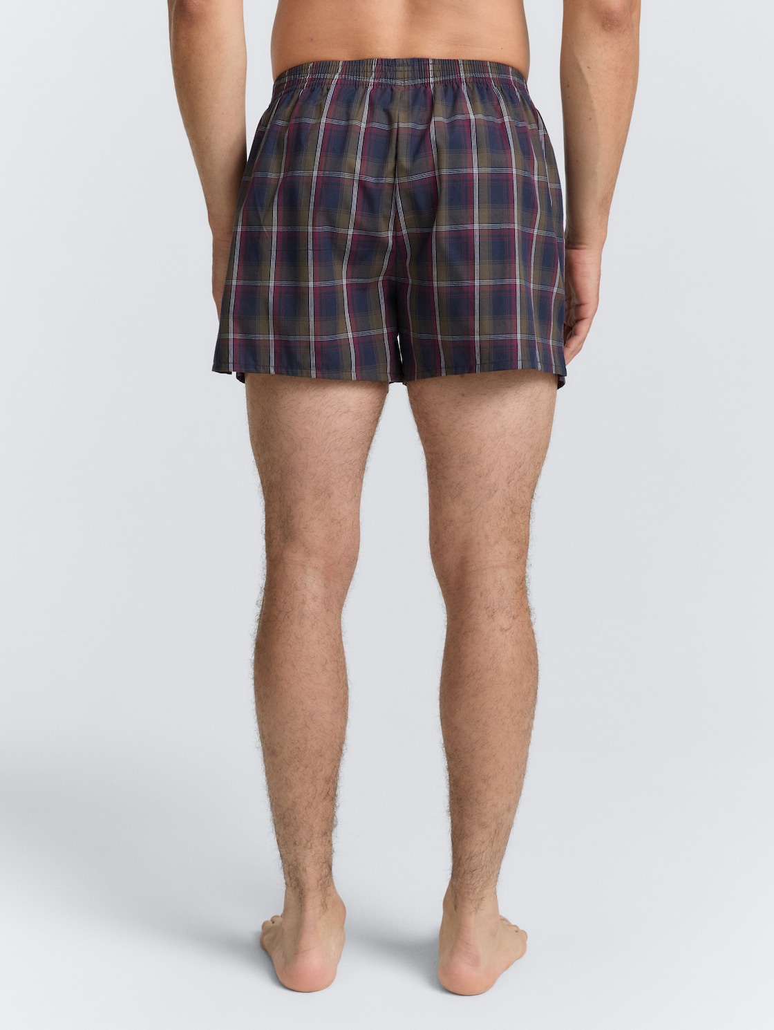 Thumbnail - TOM TAILOR Herren Kurze Boxershorts im 2er-Pack, blau, Kariert, Gr. L/6