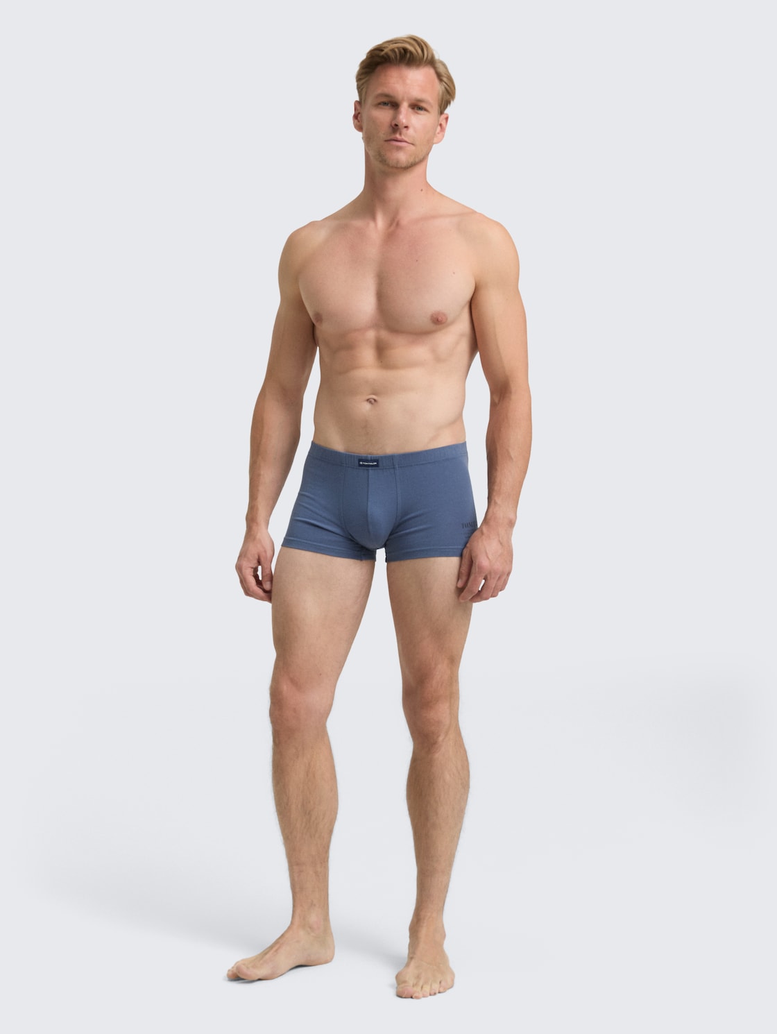 Thumbnail - TOM TAILOR Herren Kurze Boxershorts im 2er-Pack, blau, Print, Gr. M/5