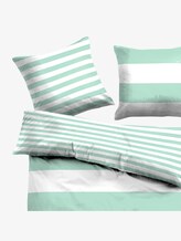 gestreifte Wende-Bettwäsche - unisex - mint gestreifte Wende-Bettwäsche - unisex - mint - 2 - TOM TAILOR