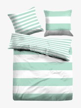gestreifte Wende-Bettwäsche - unisex - mint gestreifte Wende-Bettwäsche - unisex - mint - 7 - TOM TAILOR