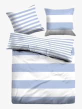 gestreifte Wende-Bettwäsche - unisex - jeans gestreifte Wende-Bettwäsche - unisex - jeans - 1 - TOM TAILOR
