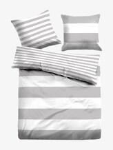 striped, reversible bed linen - unisex - grey striped, reversible bed linen - unisex - grey - 7 - TOM TAILOR