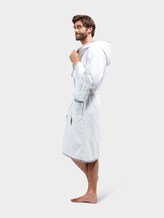 Bademantel mit Satin-Details - unisex - white Bademantel mit Satin-Details - unisex - white - 11 - TOM TAILOR