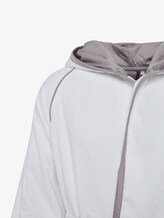 Bademantel mit Details aus Satin - unisex - white Bademantel mit Details aus Satin - unisex - white - 3 - TOM TAILOR