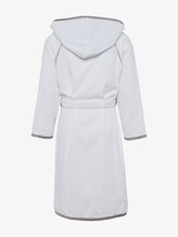 Bademantel mit Satin-Details - unisex - white Bademantel mit Satin-Details - unisex - white - 8 - TOM TAILOR