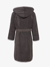 Bademantel mit Satin-Details - unisex - dunkelgrau / dark grey Bademantel mit Satin-Details - unisex - dunkelgrau / dark grey - 8 - TOM TAILOR