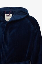 hooded bathrobe - unisex - navy hooded bathrobe - unisex - navy - 9 - TOM TAILOR