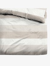 Gestreepte dekbedset - uniseks - taupe Gestreepte dekbedset - uniseks - taupe - 6 - TOM TAILOR