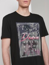 T-Shirt mit Foto-Print - Männer - Black T-Shirt mit Foto-Print - Männer - Black - 10 - TOM TAILOR Denim