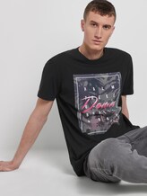 T-Shirt mit Foto-Print - Männer - Black T-Shirt mit Foto-Print - Männer - Black - 5 - TOM TAILOR Denim