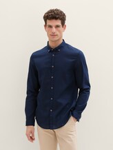 Leichtes Hemd mit Muster - Männer - Black Iris Blue Leichtes Hemd mit Muster - Männer - Black Iris Blue - 5 - TOM TAILOR Denim