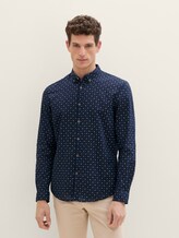 Leichtes Hemd mit Muster - Männer - Blue Minimal Aop Leichtes Hemd mit Muster - Männer - Blue Minimal Aop - 1 - TOM TAILOR Denim