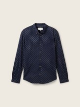 Leichtes Hemd mit Muster - Männer - Blue Minimal Aop Leichtes Hemd mit Muster - Männer - Blue Minimal Aop - 7 - TOM TAILOR Denim