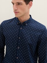 Leichtes Hemd mit Muster - Männer - Blue Minimal Aop Leichtes Hemd mit Muster - Männer - Blue Minimal Aop - 9 - TOM TAILOR Denim