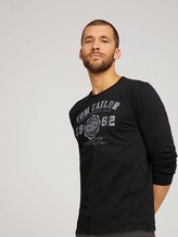 Langarmshirt mit Print - Männer - Frost Ash Langarmshirt mit Print - Männer - Frost Ash - 5 - TOM TAILOR