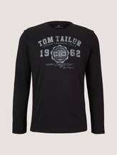 Langarmshirt mit Print - Männer - Frost Ash Langarmshirt mit Print - Männer - Frost Ash - 7 - TOM TAILOR