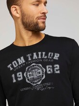 Langarmshirt mit Print - Männer - Frost Ash Langarmshirt mit Print - Männer - Frost Ash - 9 - TOM TAILOR