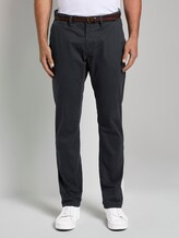 Travis Regular Chino mit Gürtel - Männer - Outer Space Blue Travis Regular Chino mit Gürtel - Männer - Outer Space Blue - 1 - TOM TAILOR