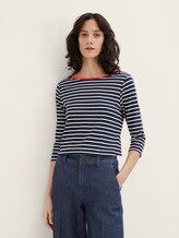 Striped top - Women - navy stripe Striped top - Women - navy stripe - 5 - TOM TAILOR