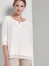 Shirt blouse - Women - Whisper White Shirt blouse - Women - Whisper White - 5 - TOM TAILOR