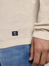 Textured jumper - Men - Ecru Melange Textured jumper - Men - Ecru Melange - 10 - TOM TAILOR Denim