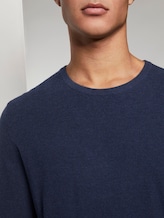 Strukturierter Pullover - Männer - Sky Captain Blue Non-Solid Strukturierter Pullover - Männer - Sky Captain Blue Non-Solid - 9 - TOM TAILOR Denim
