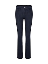 TOM TAILOR Damen Alexa Straight Jeans mit Bio-Baumwolle, blau, Uni, Gr. 26/30