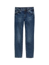 TOM TAILOR Damen TTALEXA Straight Jeans mit Bio-Baumwolle, blau, Uni, Gr. 29/32