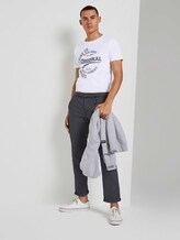 T-shirt with a print - Men - White T-shirt with a print - Men - White - 3 - TOM TAILOR Denim