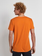 T-shirt with a print - Men - perfect orange T-shirt with a print - Men - perfect orange - 2 - TOM TAILOR Denim
