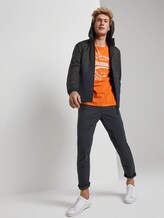 T-shirt with a print - Men - perfect orange T-shirt with a print - Men - perfect orange - 3 - TOM TAILOR Denim