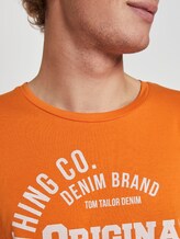 T-shirt with a print - Men - perfect orange T-shirt with a print - Men - perfect orange - 9 - TOM TAILOR Denim