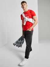 T-shirt met print - Männer - very red T-shirt met print - Männer - very red - 3 - TOM TAILOR Denim