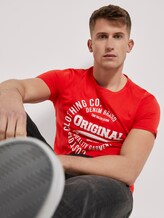 T-shirt met print - Männer - very red T-shirt met print - Männer - very red - 5 - TOM TAILOR Denim