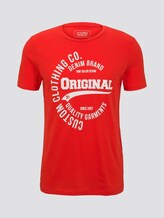 T-shirt met print - Männer - very red T-shirt met print - Männer - very red - 7 - TOM TAILOR Denim