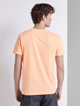 T-shirt with a print - Men - papaya neon orange T-shirt with a print - Men - papaya neon orange - 2 - TOM TAILOR Denim