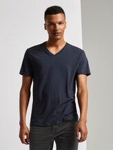 T-Shirt mit V-Ausschnitt - Männer - Sky Captain Blue T-Shirt mit V-Ausschnitt - Männer - Sky Captain Blue - 5 - TOM TAILOR Denim
