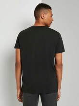 T-Shirt mit V-Ausschnitt - Männer - Black T-Shirt mit V-Ausschnitt - Männer - Black - 2 - TOM TAILOR Denim