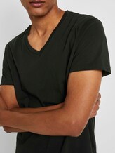 T-Shirt mit V-Ausschnitt - Männer - Black T-Shirt mit V-Ausschnitt - Männer - Black - 9 - TOM TAILOR Denim