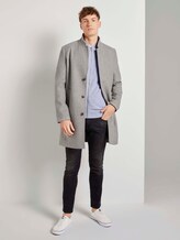 Schlichte Sweatjacke - Männer - Light Stone Grey Melange Schlichte Sweatjacke - Männer - Light Stone Grey Melange - 3 - TOM TAILOR Denim