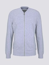 Schlichte Sweatjacke - Männer - Light Stone Grey Melange Schlichte Sweatjacke - Männer - Light Stone Grey Melange - 7 - TOM TAILOR Denim
