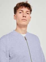 Schlichte Sweatjacke - Männer - Light Stone Grey Melange Schlichte Sweatjacke - Männer - Light Stone Grey Melange - 9 - TOM TAILOR Denim