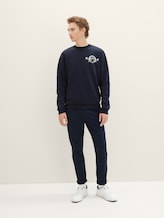Chino trousers with belt - Men - Sky Captain Blue Chino trousers with belt - Men - Sky Captain Blue - 1 - TOM TAILOR Denim