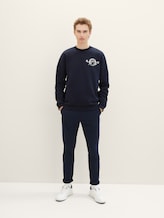 Chino trousers with belt - Men - Sky Captain Blue Chino trousers with belt - Men - Sky Captain Blue - 3 - TOM TAILOR Denim