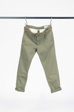 Chino Hose mit Gürtel - Männer - Greyish Shadow Olive Chino Hose mit Gürtel - Männer - Greyish Shadow Olive - 1 - TOM TAILOR Denim