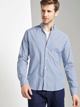 Gemustertes Hemd - Männer - blue shades stripe Gemustertes Hemd - Männer - blue shades stripe - 5 - TOM TAILOR