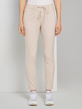 Casual stofbroek - Vrouwen - desert sand melange Casual stofbroek - Vrouwen - desert sand melange - 1 - TOM TAILOR