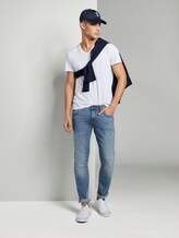 Piers Super Slim jeans - Men - mid stone bright blue denim Piers Super Slim jeans - Men - mid stone bright blue denim - 3 - TOM TAILOR Denim