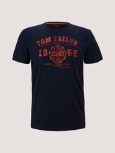 T-Shirt mit Logo-Print - Männer - Dark Blue T-Shirt mit Logo-Print - Männer - Dark Blue - 7 - TOM TAILOR